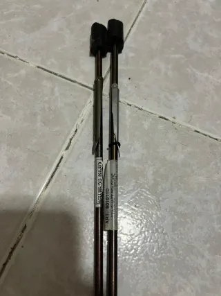 2 Varillas 115cm una de tetones y la otra demuesca