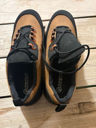 Zapatos de Seguridad Marrones y Negros