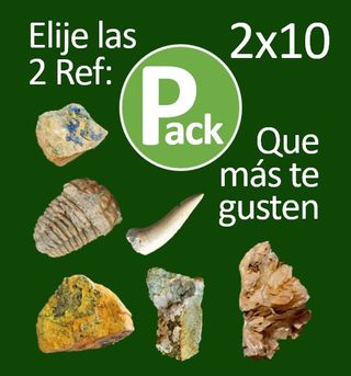 Pack 2 productos con "P" Verde de Pack en anuncio