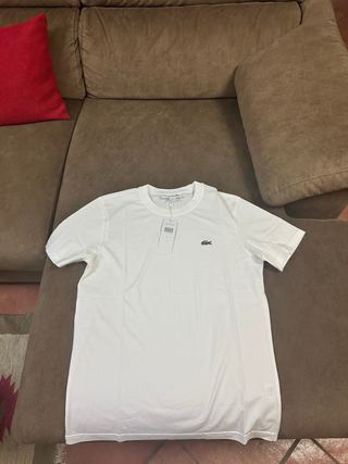 Maglietta Lacoste Bianca Taglia M