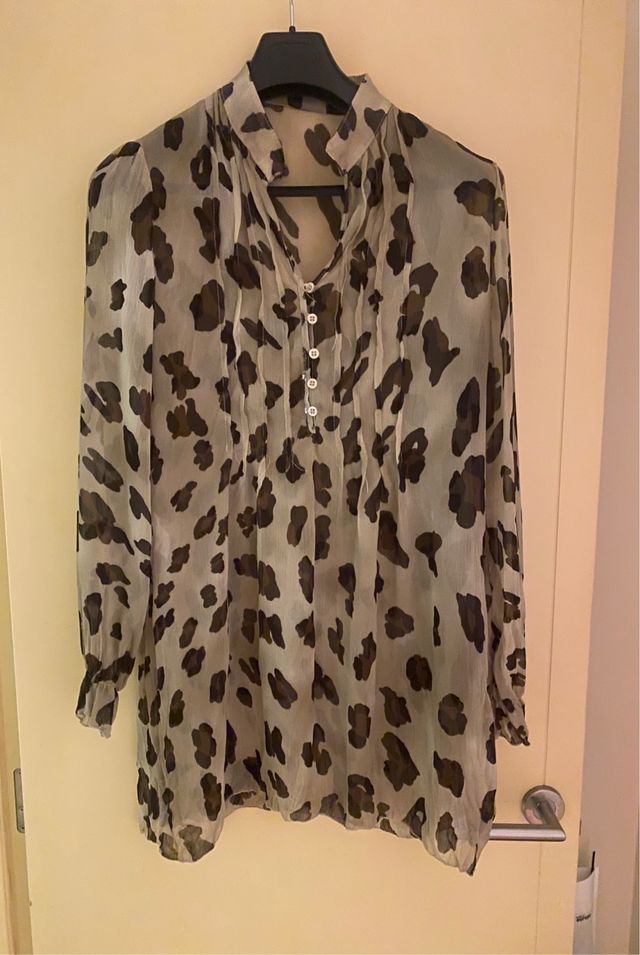 Vestido Camisero Animal Print Talla Única