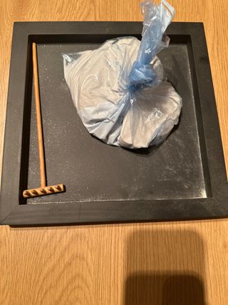 Jardín Zen Miniatura con Rastrillo