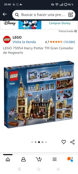 Lego Harry Potter Torre e sala da pranzo 69503