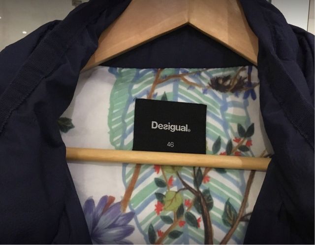 Abrigo plumifero Desigual azul