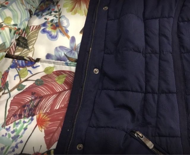 Abrigo plumifero Desigual azul