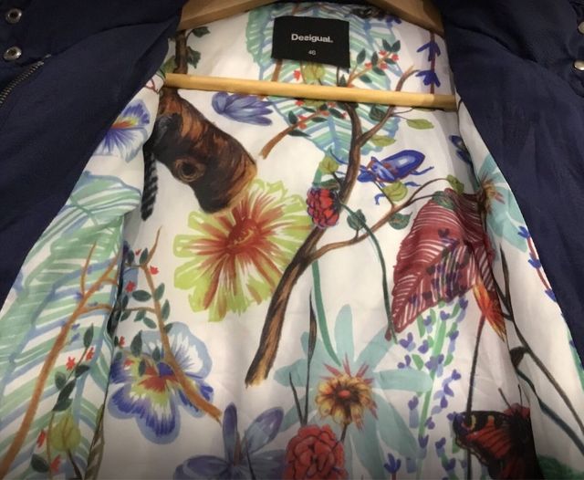 Abrigo plumifero Desigual azul