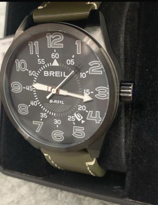 Breil Datario Nero e Verde Militare con scatola