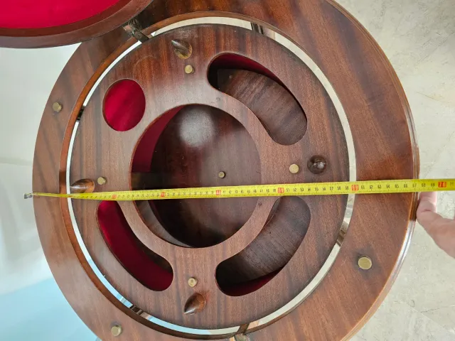 BOTELLERO ANTIGUO GLOBO TERRÁQUEO