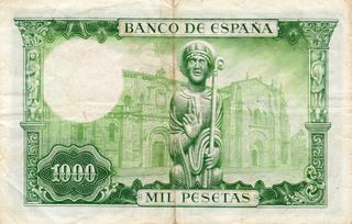 Billete 1000 pesetas 1965