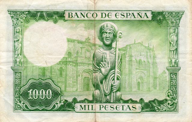 Billete 1000 pesetas 1965