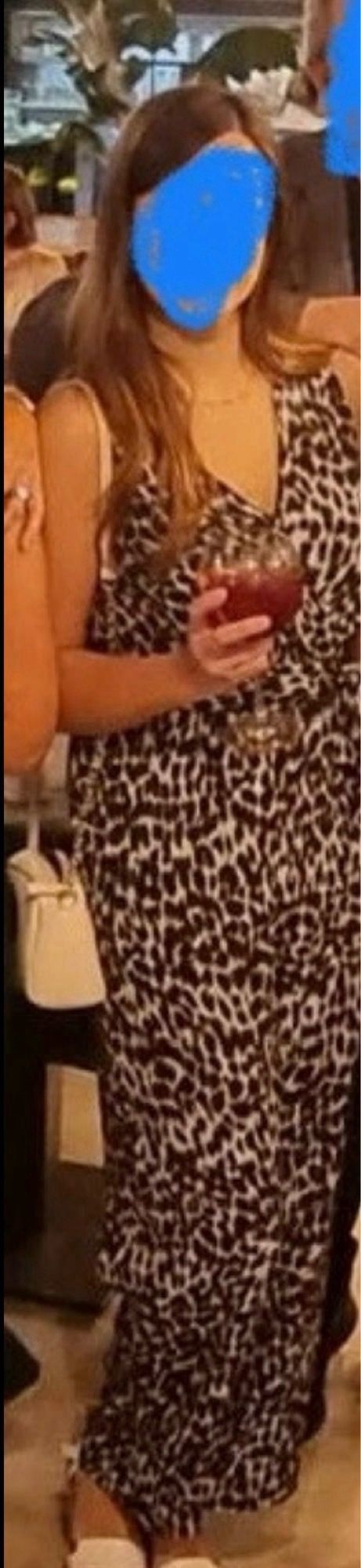 Mono largo estampado leopardo