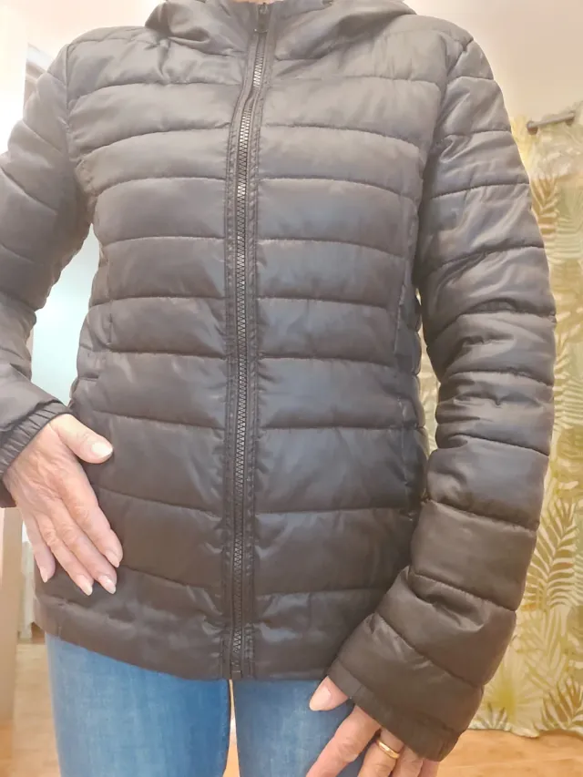 Giacca imbottita nera taglia M