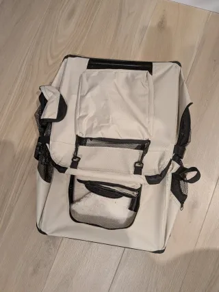 Transportín perro mediano beige/negro