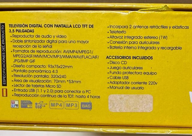 TV portatile Wolder Street TV 8.2.