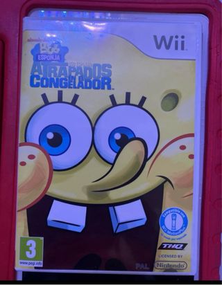 Juego Wii Bob Esponja: Atrapados en el Congelador