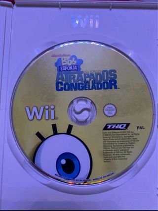 Juego Wii Bob Esponja: Atrapados en el Congelador