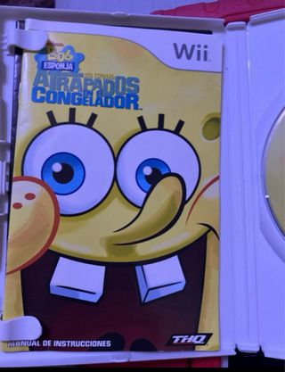 Juego Wii Bob Esponja: Atrapados en el Congelador
