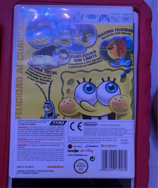 Juego Wii Bob Esponja: Atrapados en el Congelador