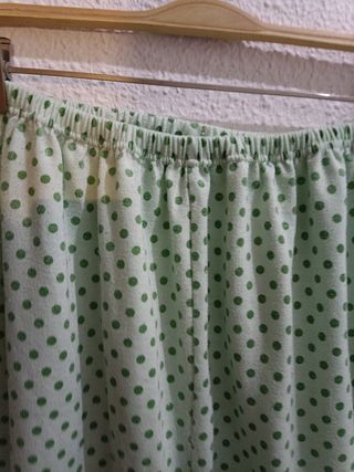 Pantalón pijama invierno lunares