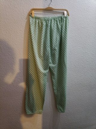 Pantalón pijama invierno lunares