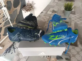 Botas de fútbol Adidas Naranja/Verde talla 40