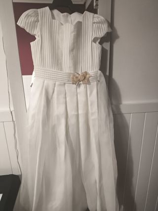 Vestido de seda italiana comunión