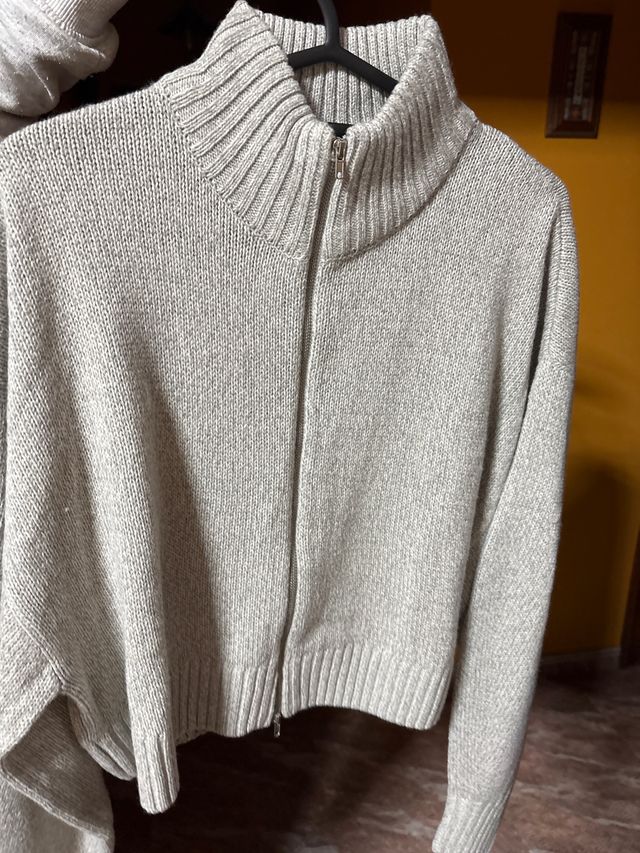 Chaqueta de punto con cremallera