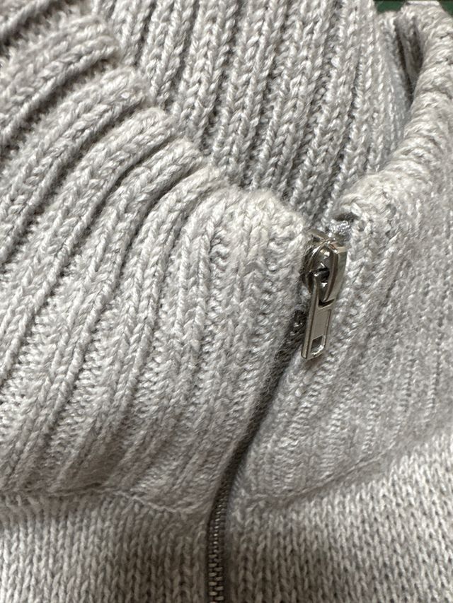 Chaqueta de punto con cremallera