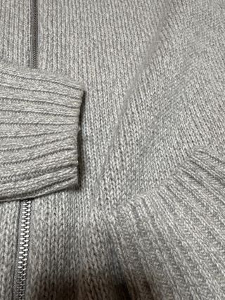 Chaqueta de punto con cremallera