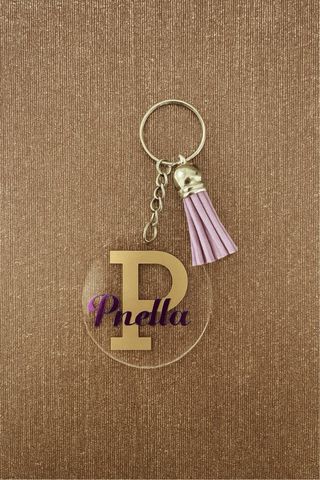 Portachiavi plexiglass personalizzabile