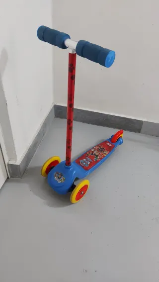 Patinete infantil 3 ruedas Paw Patrol