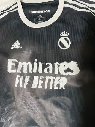 Camiseta Real Madrid Adidas Negra Dragón
