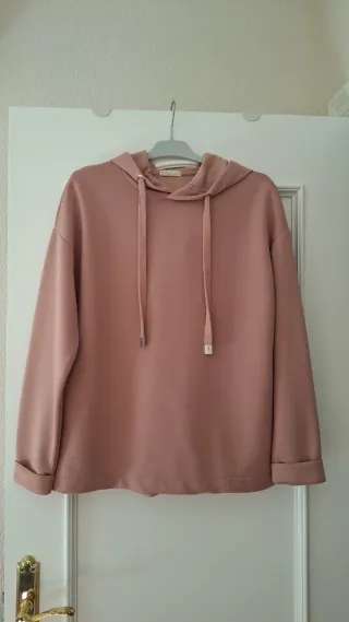 Sudadera rosa stradivarius