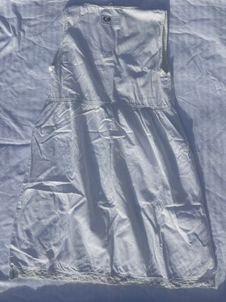 Camisón blanco 100% algodón con encaje