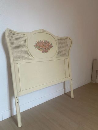 Cabecero de cama vintage floral