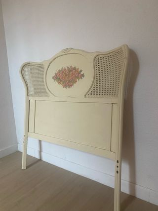 Cabecero de cama vintage floral