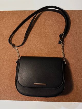 Bolso de hombro negro mujer