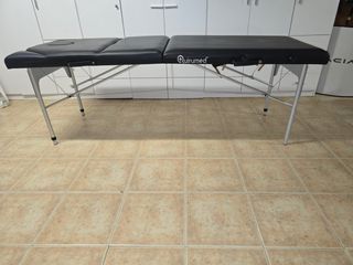 camilla masaje aluminio plegable