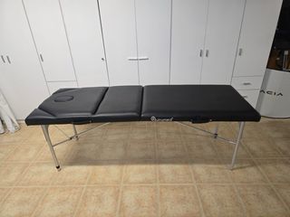 camilla masaje aluminio plegable