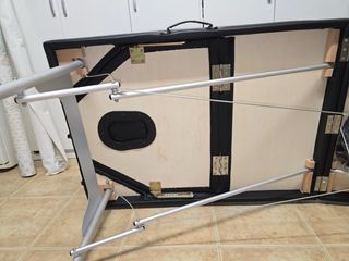 camilla masaje aluminio plegable