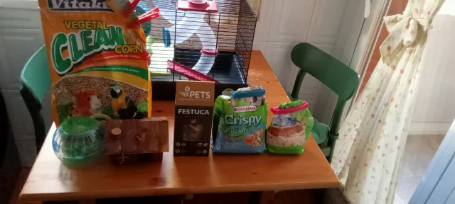 Jaula Hámster con Accesorios