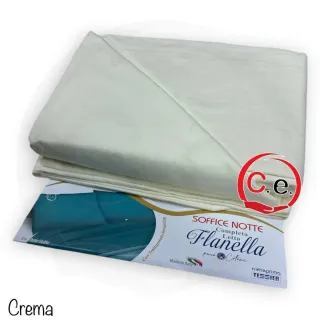 Lenzuola in flanella color petrolio