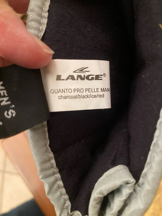 Guanti Sci LANGE Racing Pelle Nuovi M