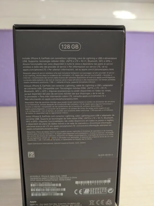 iPhone 8 grigio siderale 128G