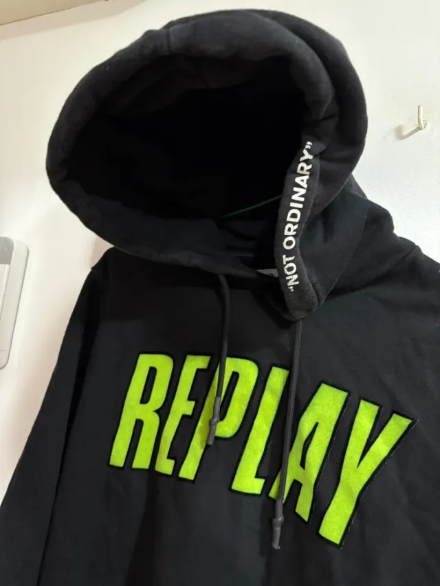 Sudadera Replay Negra Talla S