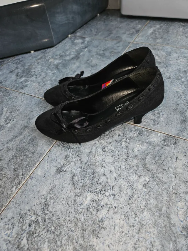 Zapatos de tacón negros mujer talla 36