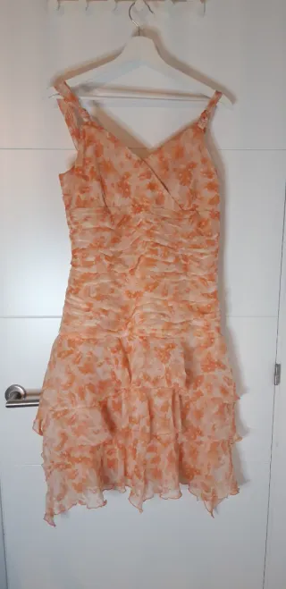 Vestido de fiesta naranja