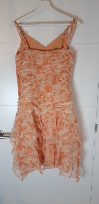 Vestido de fiesta naranja