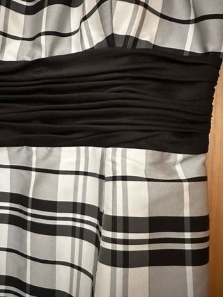 Vestido de fiesta a cuadros