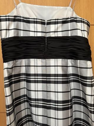 Vestido de fiesta a cuadros